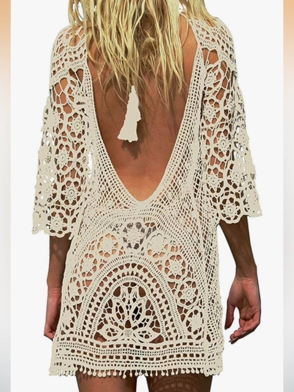 Crochet Cover-Up Dress
